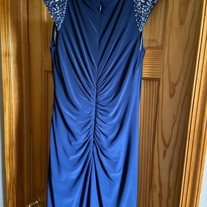 Vince Camuto navy blue cocktail dress